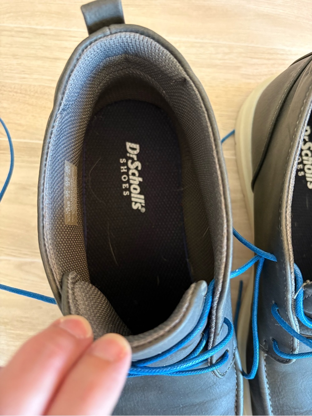 Dr. Scholl's Men's Madison Chukka Boots w/ Blue Laces Men’s Size 10.5 EUC - Picture 7 of 8